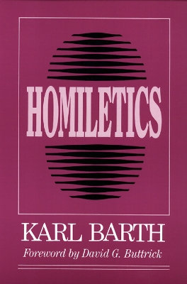Book cover for Homiletics
