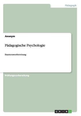 Book cover for Padagogische Psychologie