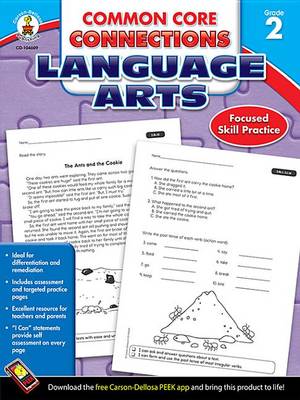 Book cover for Common Core Connections Language Arts, Grade 2