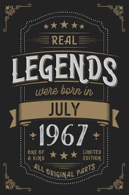 Book cover for Real Legends were born in July 1967