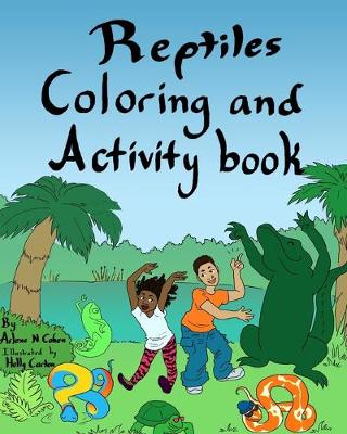Book cover for Reptiles Coloring and Activity Book