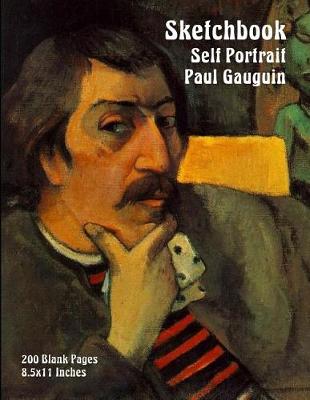 Book cover for Sketchbook - Self Portrait - Paul Gauguin