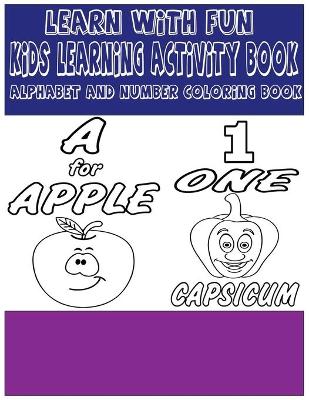 Book cover for Learn With Fun Kids Learning Activity Book