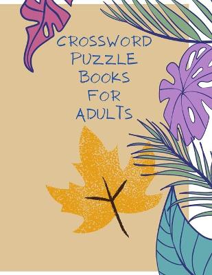 Book cover for Crossword Puzzle Books for Adults