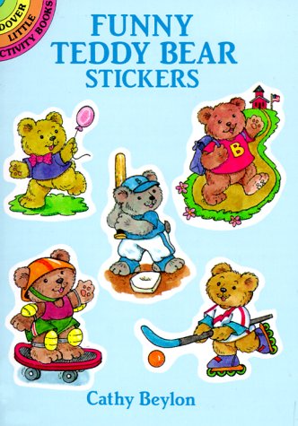 Book cover for Funny Teddy Bear Stickers