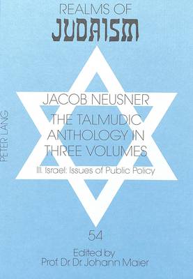 Cover of Talmudic Anthology in Three Volumes