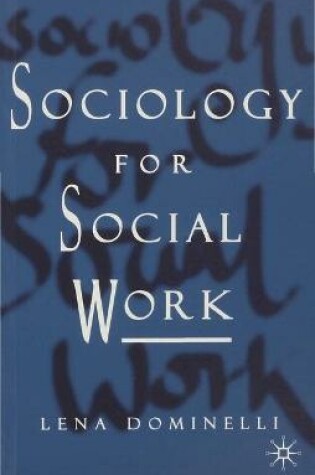 Cover of Sociology for Social Work