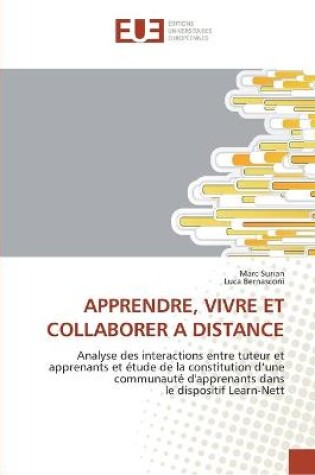 Cover of Apprendre, vivre et collaborer a distance