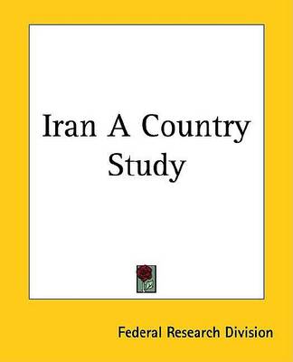 Book cover for Iran a Country Study