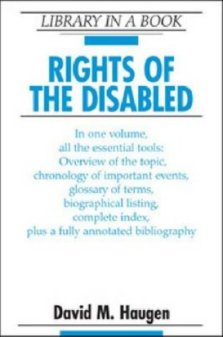 Cover of Rights of the Disabled