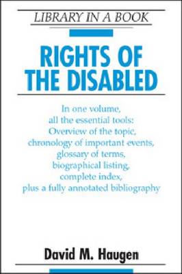 Book cover for Rights of the Disabled