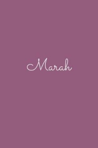 Cover of Marah