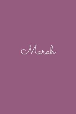 Book cover for Marah