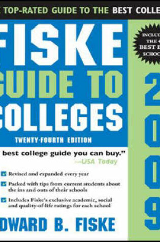 Cover of Fiske Guide to Colleges 2009