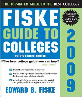 Book cover for Fiske Guide to Colleges 2009
