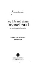 Book cover for My Life and Times