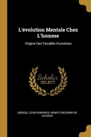 Cover of L'�volution Mentale Chez L'homme