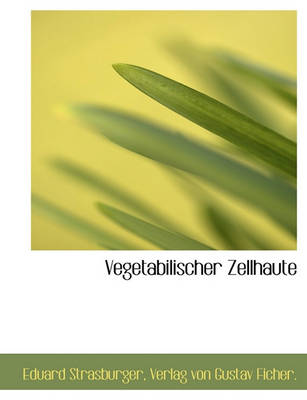Book cover for Vegetabilischer Zellhaute