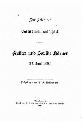 Book cover for Zur Feier Der Goldenen Hochzeit (1886)