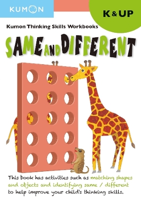 Book cover for Thinking Skills Same and Different K & Up