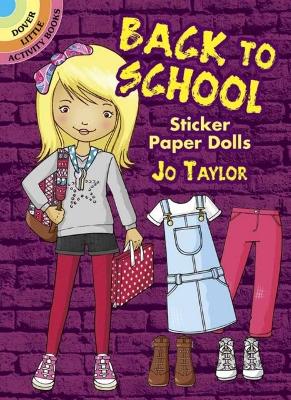 Book cover for Back to School Sticker Paper Dolls