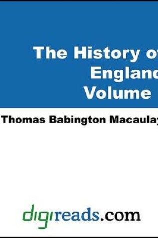 Cover of The History of England, Volume I of V