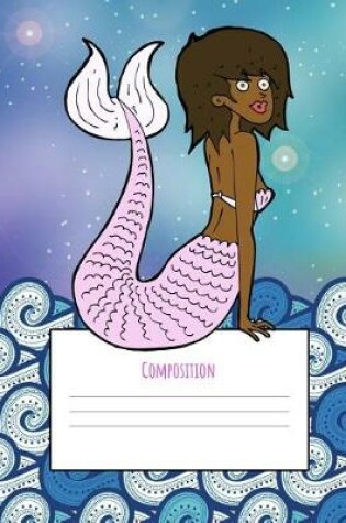 Cover of Sunset Mermaid Composition notebook