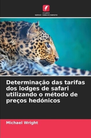 Cover of Determinação das tarifas dos lodges de safari utilizando o método de preços hedónicos