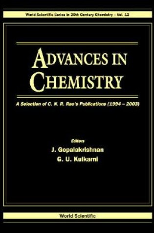 Cover of Advances In Chemistry: A Selection Of C N R Rao's Publications (1994-2003)