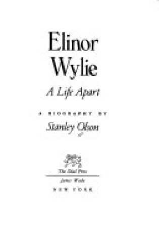 Cover of Elinor Wylie