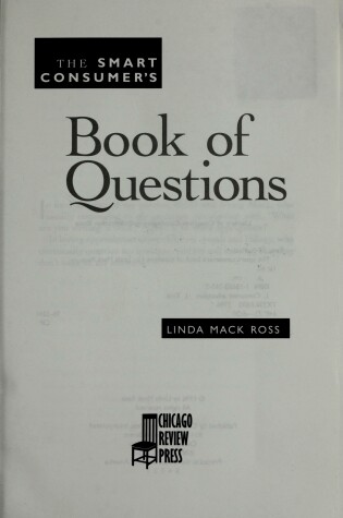 Cover of Smart Consumer's Book of Quest