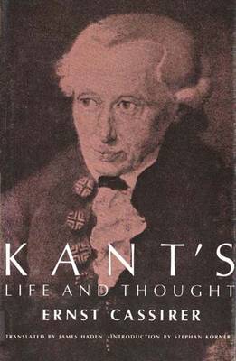 Book cover for Kant's Life and Thought