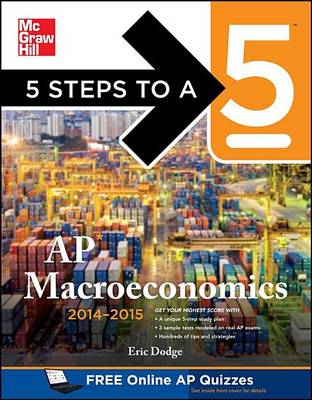 Cover of 5 Steps to a 5 AP Macroeconomics, 2014-2015 Edition