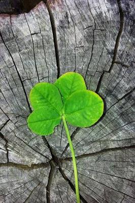 Book cover for Lucky Four Leaf Clover Journal