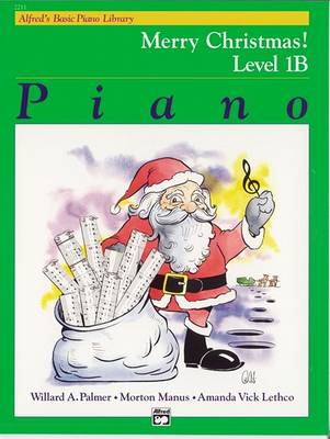 Book cover for Alfred's Basic Piano Library Merry Christmas 1B