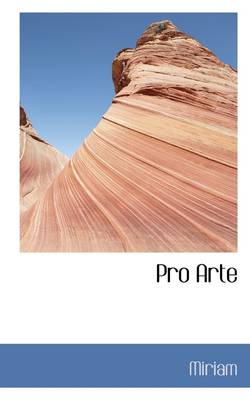 Book cover for Pro Arte