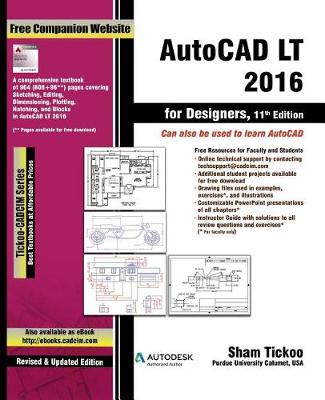 Cover of AutoCAD LT 2016 for Designers