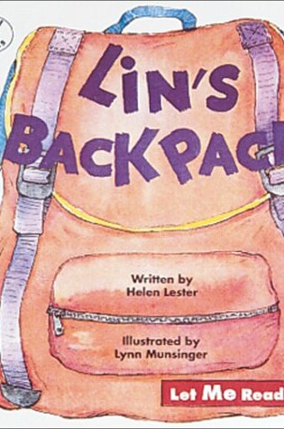 Cover of Lin's Backpack, Let Me Read Series, Trade Binding