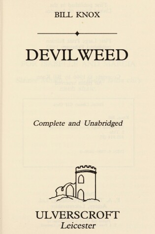 Cover of Devilweed