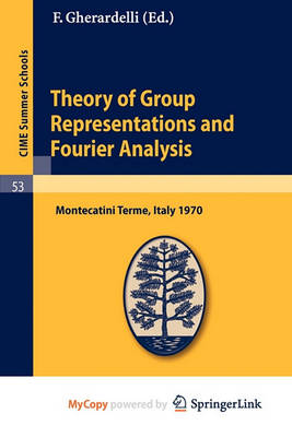 Book cover for Theory of Group Representations and Fourier Analysis