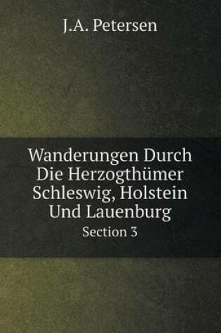 Cover of Wanderungen Durch Die Herzogthümer Schleswig, Holstein Und Lauenburg Section 3