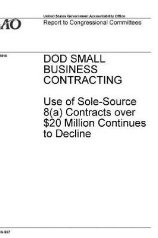 Cover of Dod Small Business Contracting