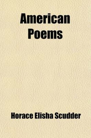 Cover of American Poems