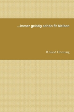 Cover of ..Immer Schon Fit Bleiben