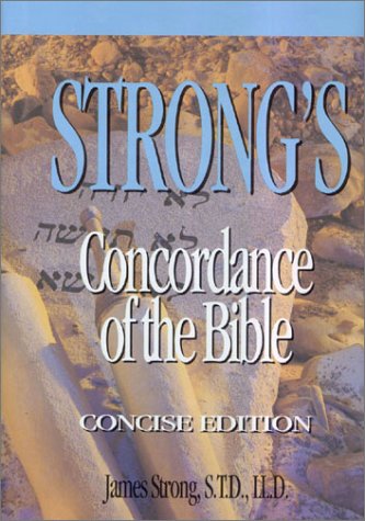 Book cover for Strong's Concordance of the Bible