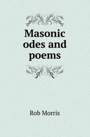 Cover of Masonic odes and poems