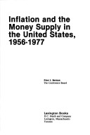 Book cover for Inflation and the Money Supply in the United States, 1956-77