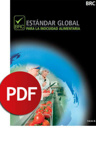 Cover of Estândar global para la inocuidad alimentaria