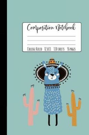 Cover of Llama Composition Notebook