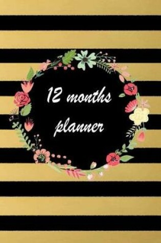 Cover of 12 months planner